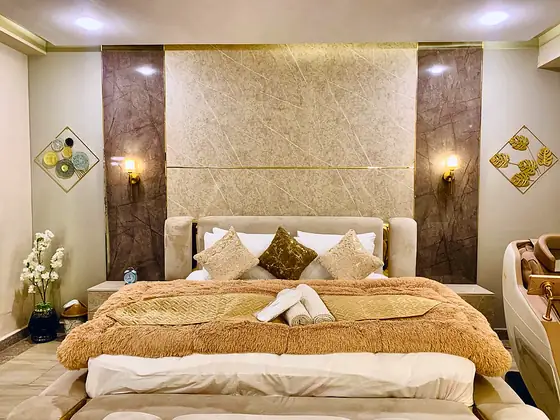 Apartment in Bahria Town, Rawalpindi - Champagne Retreat: Luxury Furnished Apartment with Massage Chair